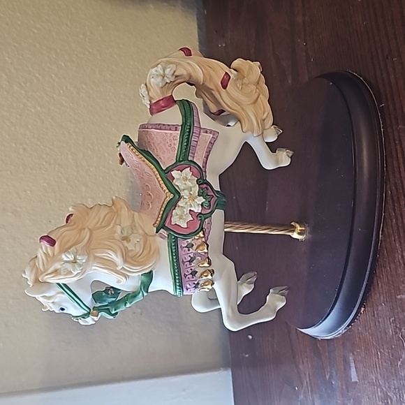 🎄1993 Carousel Horse 8.5" Porcelain 24K Gold trimmed Lenox Collections - Picture 9 of 14
